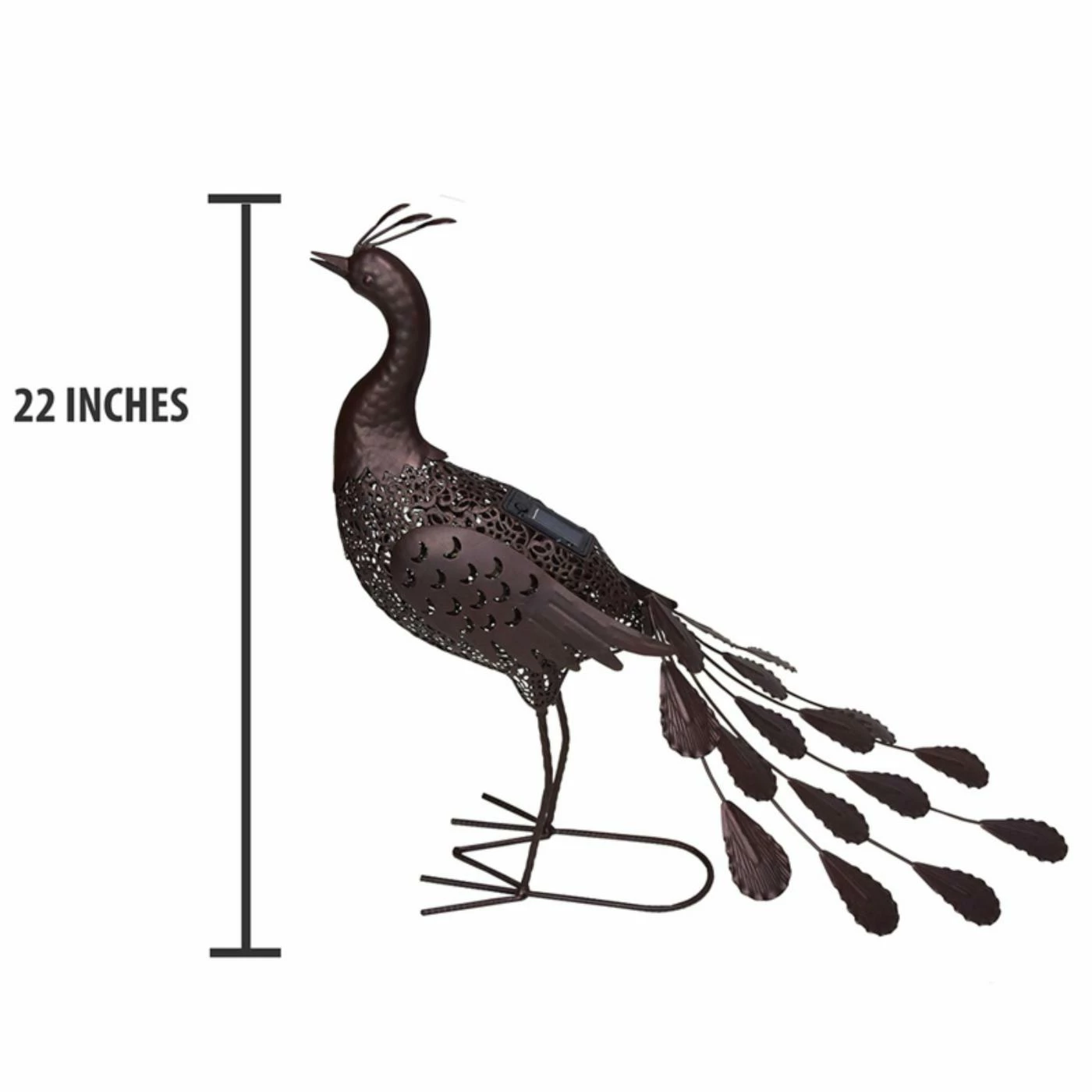 Cheap ๐ฏ Animal Statues Oakland Living ๐จ Hammer Tone Bronze Peacock Metal Garden Statue With Solar Light And Ground Stake ๐คฉ 4 Cheap ๐ฏ Animal Statues Oakland Living ๐จ Hammer Tone Bronze Peacock Metal Garden Statue With Solar Light And Ground Stake ๐คฉ - Image 2