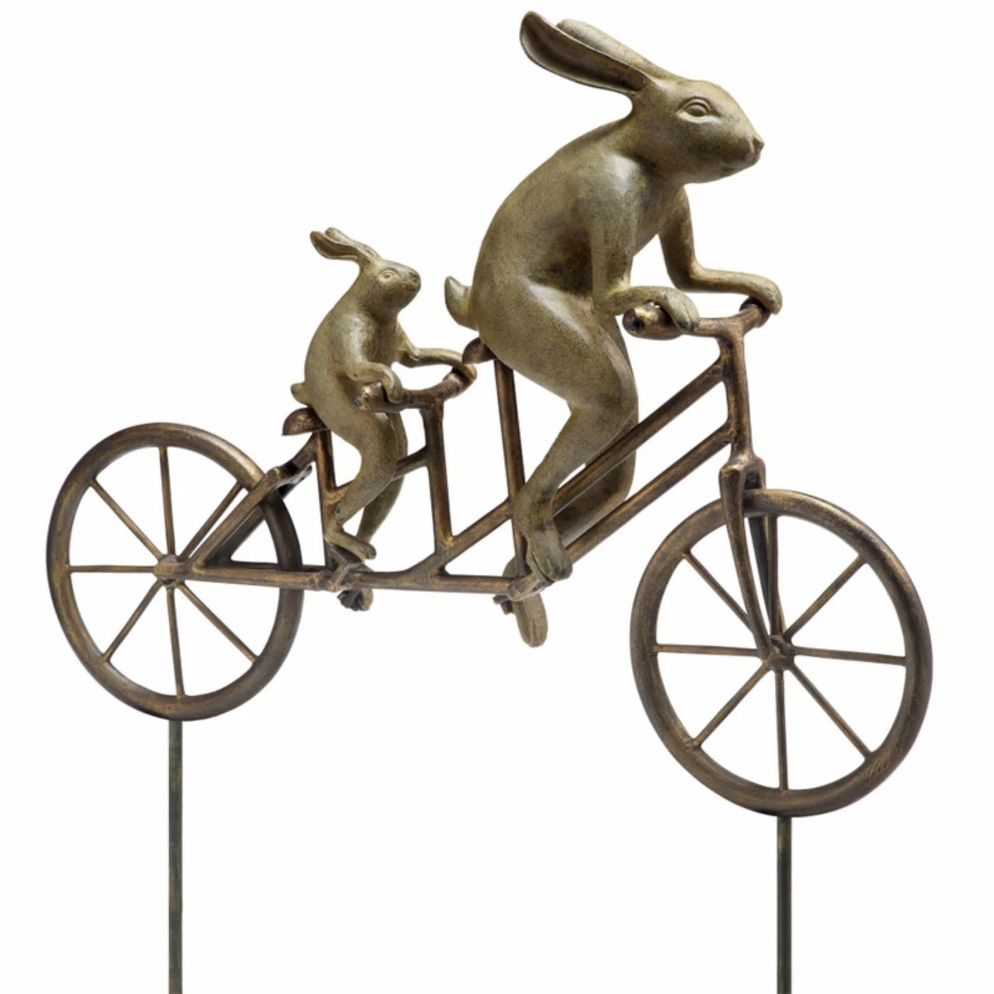 Best Sale 😀 Animal Statues San Pacific International Tandem Bicycle Bunnies Garden Statue 🛒 4 Best Sale 😀 Animal Statues San Pacific International Tandem Bicycle Bunnies Garden Statue 🛒 - Image 2