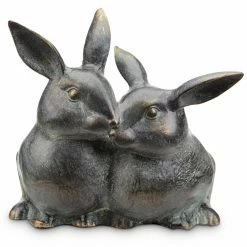 Brand new 🤩 Animal Statues San Pacific International Snuggling Bunnies Key Box Garden Statue 🔥 -Garden Statues Shop inuseSAPI921