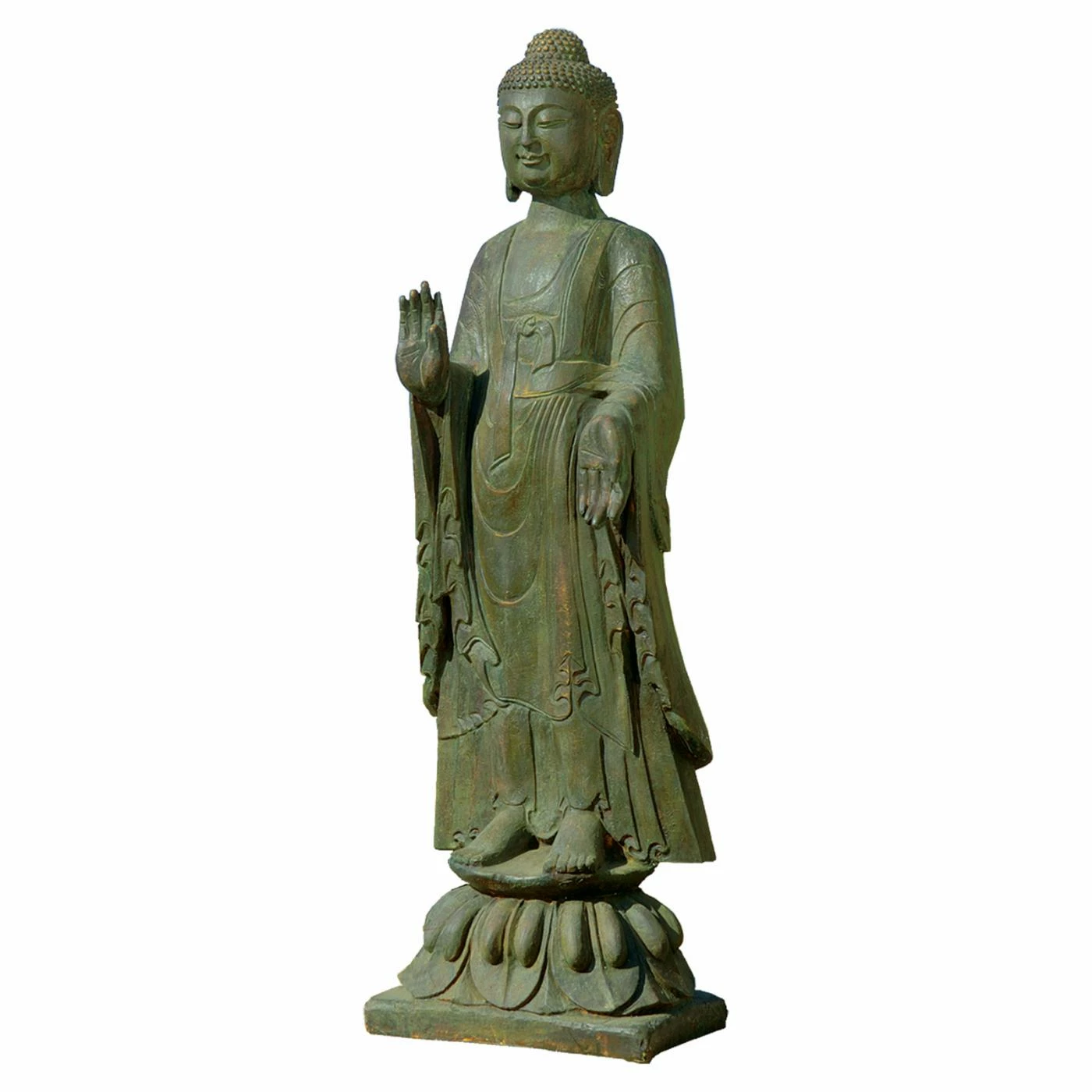 Promo โญ Oriental Statues Design Toscano The Enlightened Buddha Garden Statue ๐งจ 4 Promo โญ Oriental Statues Design Toscano The Enlightened Buddha Garden Statue ๐งจ - Image 2