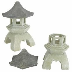 Outlet 😍 Oriental Statues Design Toscano Asian Pagoda Statues - Set Of 2 🥰 11 Outlet 😍 Oriental Statues Design Toscano Asian Pagoda Statues - Set Of 2 🥰 -Garden Statues Shop inuseTOSC1383