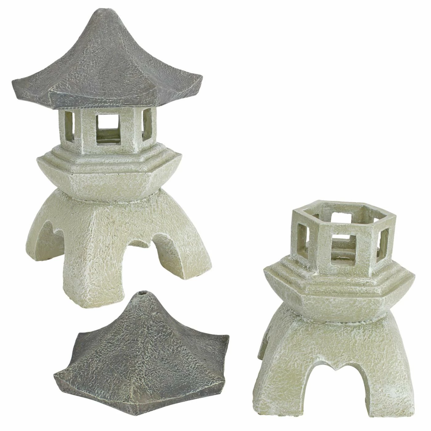 Outlet 😍 Oriental Statues Design Toscano Asian Pagoda Statues - Set Of 2 🥰 4 Outlet 😍 Oriental Statues Design Toscano Asian Pagoda Statues - Set Of 2 🥰 - Image 2