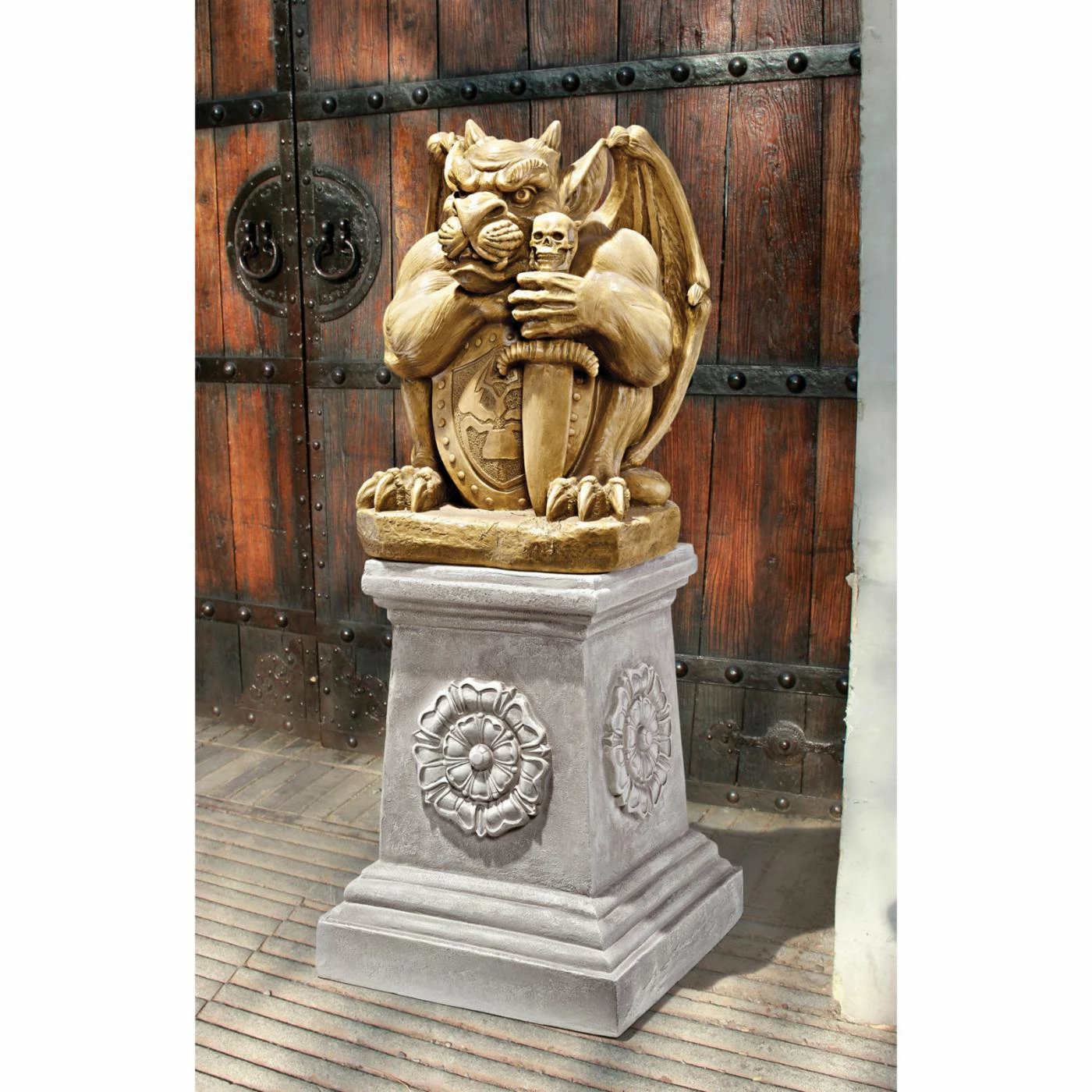 Flash Sale ⭐ Gargoyles & Griffins Design Toscano Victor The Vicious Giant Gargoyle Sentry ✔️ 4 Flash Sale ⭐ Gargoyles & Griffins Design Toscano Victor The Vicious Giant Gargoyle Sentry ✔️ - Image 2