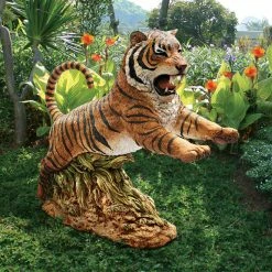 Budget π Animal Statues Design Toscano Jungle Cat Leaping Bengal Tiger Statue π 5 Budget π Animal Statues Design Toscano Jungle Cat Leaping Bengal Tiger Statue π -Garden Statues Shop inuseTOSC1455