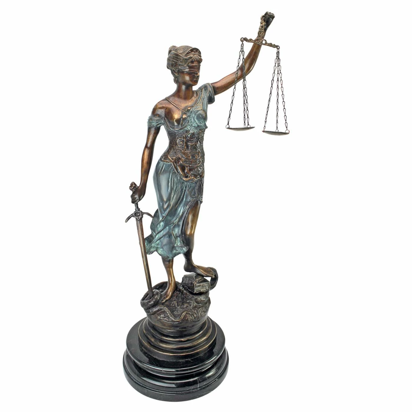 Wholesale ๐ Other Garden Statues Design Toscano Themis Blind Justice Tabletop Garden Statue ๐ 4 Wholesale ๐ Other Garden Statues Design Toscano Themis Blind Justice Tabletop Garden Statue ๐ - Image 2