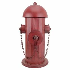 Hot Sale 🌟 Other Garden Statues Design Toscano Vintage Metal Fire Hydrant Garden Statue 🛒 -Garden Statues Shop inuseTOSC2136