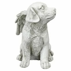 Budget 🔥 Animal Statues Design Toscano Loving Friend 🦮 Dog Memorial Garden Statue 🥰 -Garden Statues Shop inuseTOSC2213