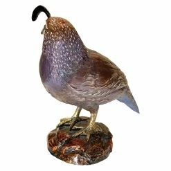 Promo 👍 Animal Statues Design Toscano Multidimensional Male California Quail Garden Statue 🛒 -Garden Statues Shop inuseTOSC2379