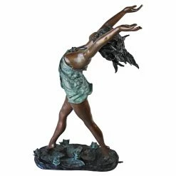 Best reviews of 🔥 Fairy Statues Design Toscano Nymph Dancing On Lilies Garden Statue 🔥 -Garden Statues Shop inuseTOSC2439
