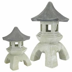 Budget 🎁 Oriental Statues Design Toscano Pagoda Lantern Sculpture Set 🥰 7 Budget 🎁 Oriental Statues Design Toscano Pagoda Lantern Sculpture Set 🥰 -Garden Statues Shop inuseTOSC2580