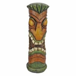 Brand new ✔️ Other Garden Statues Design Toscano Aloha Hawaii Tiki Sculpture - Moai Haku Hana 🌟 -Garden Statues Shop inuseTOSC886