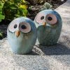 Cheapest 🤩 Other Garden Statues Alfresco Home Ceramic Owl Garden Statue ✔️ -Garden Statues Shop masterALH2036