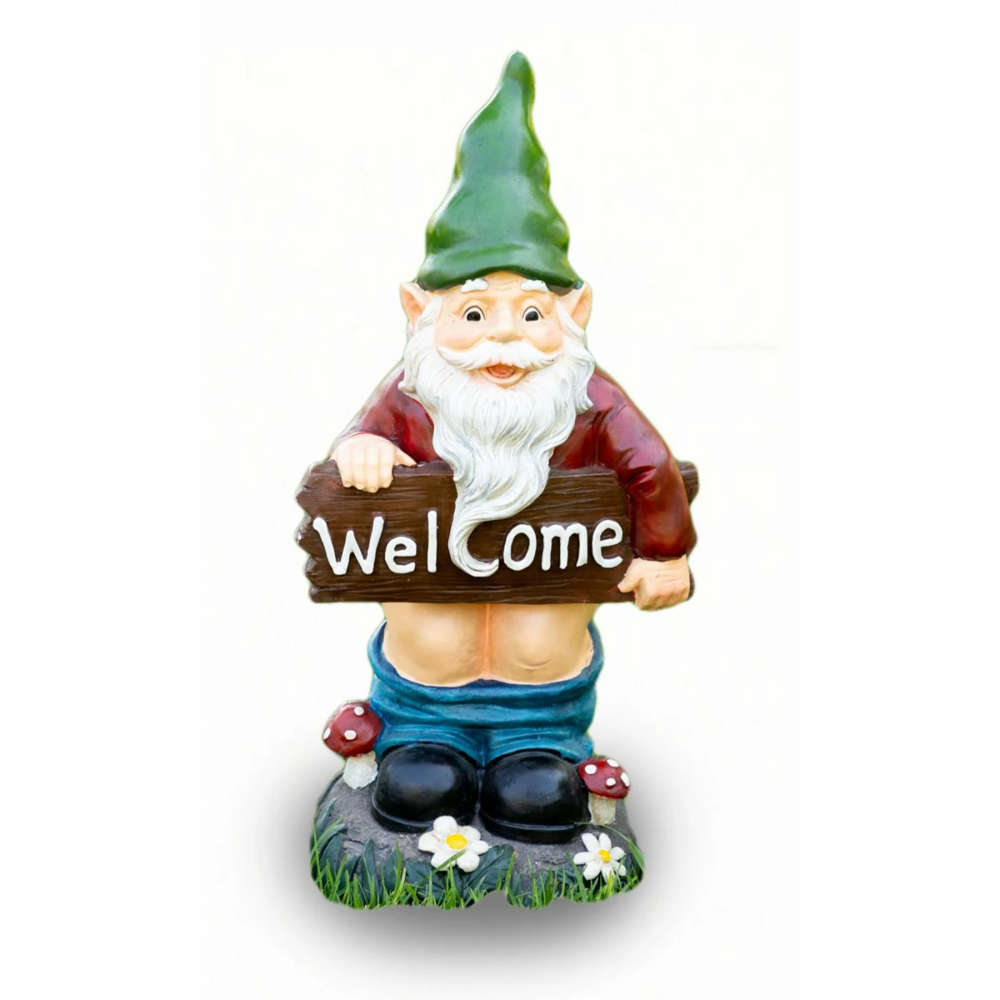 New ๐งจ Garden Gnomes Alpine Corporation Alpine Mooning Welcome Gnome Statue ๐ 3 New ๐งจ Garden Gnomes Alpine Corporation Alpine Mooning Welcome Gnome Statue ๐