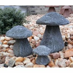 Buy 🌟 Other Garden Statues Athena Garden Staddle Stones Garden Statue - Set Of 3 👍