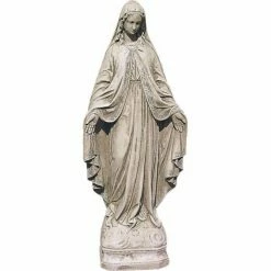 Cheap 💯 Campania International Religious Statues Madonna Cast Stone Garden Statue 🔥
