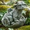 Brand new 👍 Dragon Statues Campania International Whimper Garden Statue ❤️ -Garden Statues Shop masterCIB1181