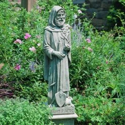 Best Pirce 😍 Religious Statues Campania International Saint Fiacre Garden Statue ⌛