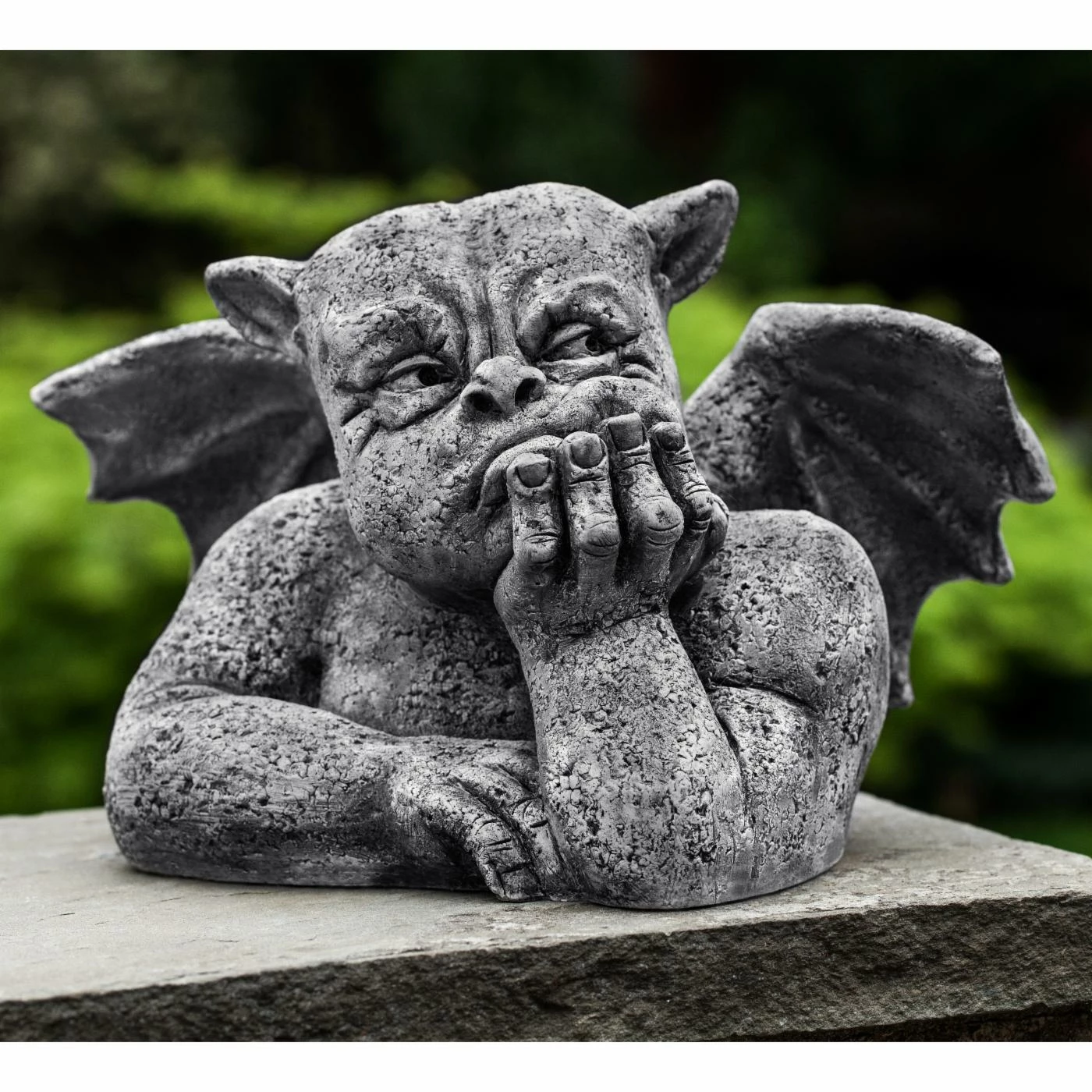 Cheap π Gargoyles & Griffins Campania International Grumblethorpe Cast Stone Garden Statue π 3 Cheap π Gargoyles & Griffins Campania International Grumblethorpe Cast Stone Garden Statue π