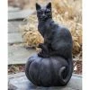 Cheapest ✨ Animal Statues Campania International Cat On A Pumpkin Cast Stone Garden Statue ✨ -Garden Statues Shop masterCIB2017