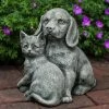 Best Sale 🌟 Animal Statues Campania International Fur-Ever Friends Cast Stone Garden Statue ✔️ -Garden Statues Shop masterCIB2036