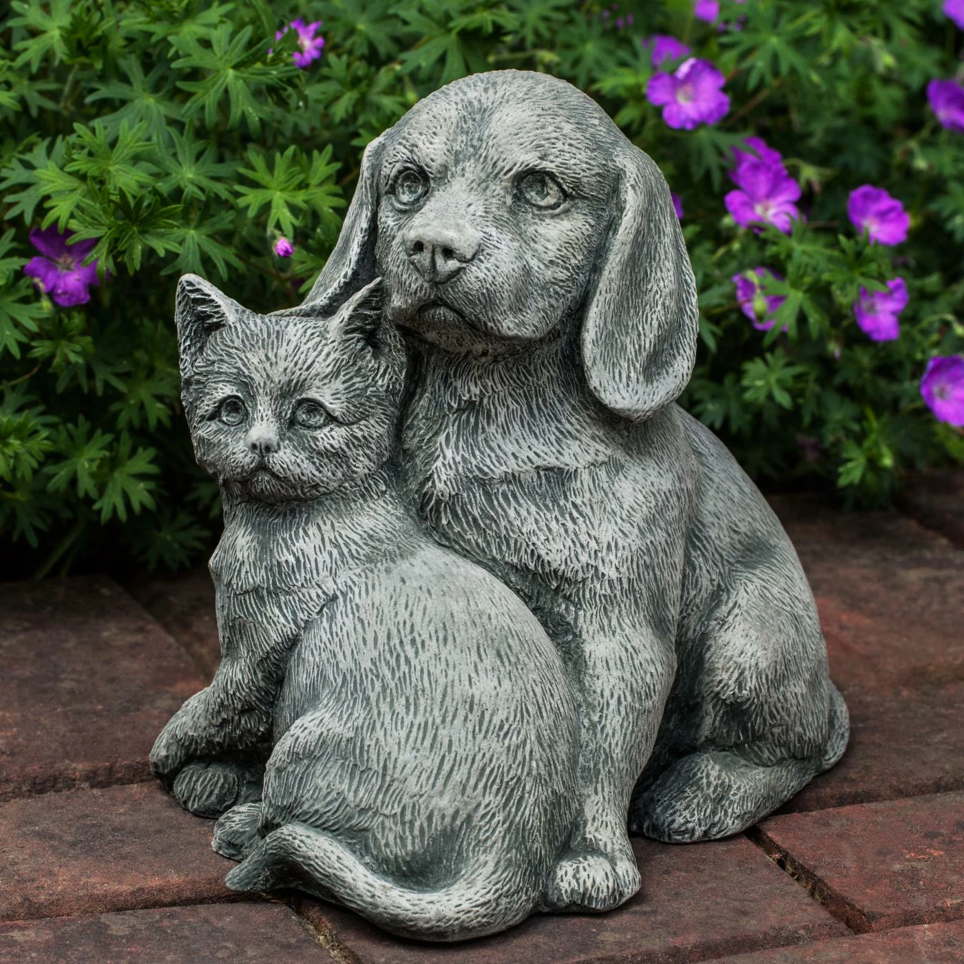 Best Sale ๐ Animal Statues Campania International Fur-Ever Friends Cast Stone Garden Statue โ๏ธ 3 Best Sale ๐ Animal Statues Campania International Fur-Ever Friends Cast Stone Garden Statue โ๏ธ