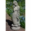 Top 10 🔥 Fairy Statues Campania International Standing Mermaid Cast Stone Garden Statue 💯 -Garden Statues Shop masterCIB2051