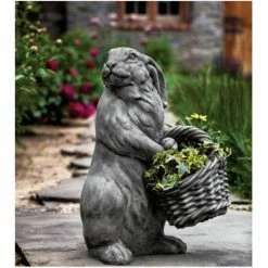 Best deal 🛒 Animal Statues Campania International Spring Hare Garden Sculpture 🤩