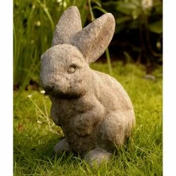 Promo 🛒 Animal Statues Campania International Rabbit Ears Up Garden Statue 🛒