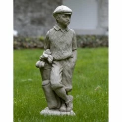 Hot Sale 🛒 Children Statues Campania International Male Golfer Garden Statue ✔️