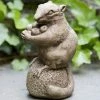 Discount ❤️ Animal Statues Campania International Autumn Chipmunk Cast Stone Garden Statue 🤩