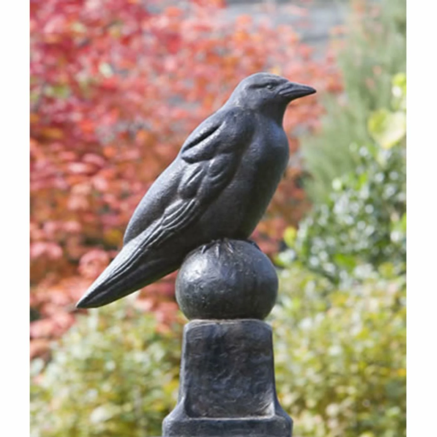 Deals 💯 Animal Statues Campania International Raven Cast Stone Garden Statue 🔥 3 Deals 💯 Animal Statues Campania International Raven Cast Stone Garden Statue 🔥