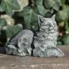Best deal 🤩 Animal Statues Campania International Cleo The Cat Cast Stone Garden Statue ✔️ -Garden Statues Shop masterCIB600