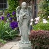 Best deal 🔔 Angel & Cherub Statues Campania International Autumn Angel Cast Stone Garden Statue 🎁