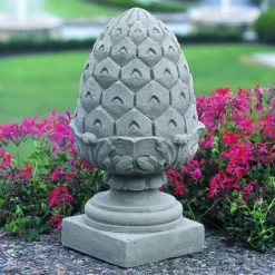 Best deal ✔️ Finials Campania International Longwood Pineapple Finial Cast Stone Garden Statue 🤩