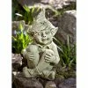 Deals 🥰 Fairy Statues Campania International Aiden The Elf Cast Stone Garden Statue 🌟 -Garden Statues Shop masterCIB878