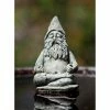 Wholesale ✨ Garden Gnomes Campania International Fred The Meditating Gnome Cast Stone Garden Statue 🌟 -Garden Statues Shop masterCIB883