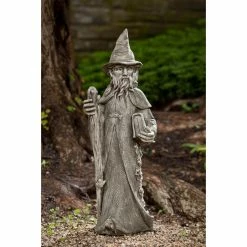 Deals 🎉 Other Garden Statues Campania International Merlin The Wizard Cast Stone Garden Statue 👍