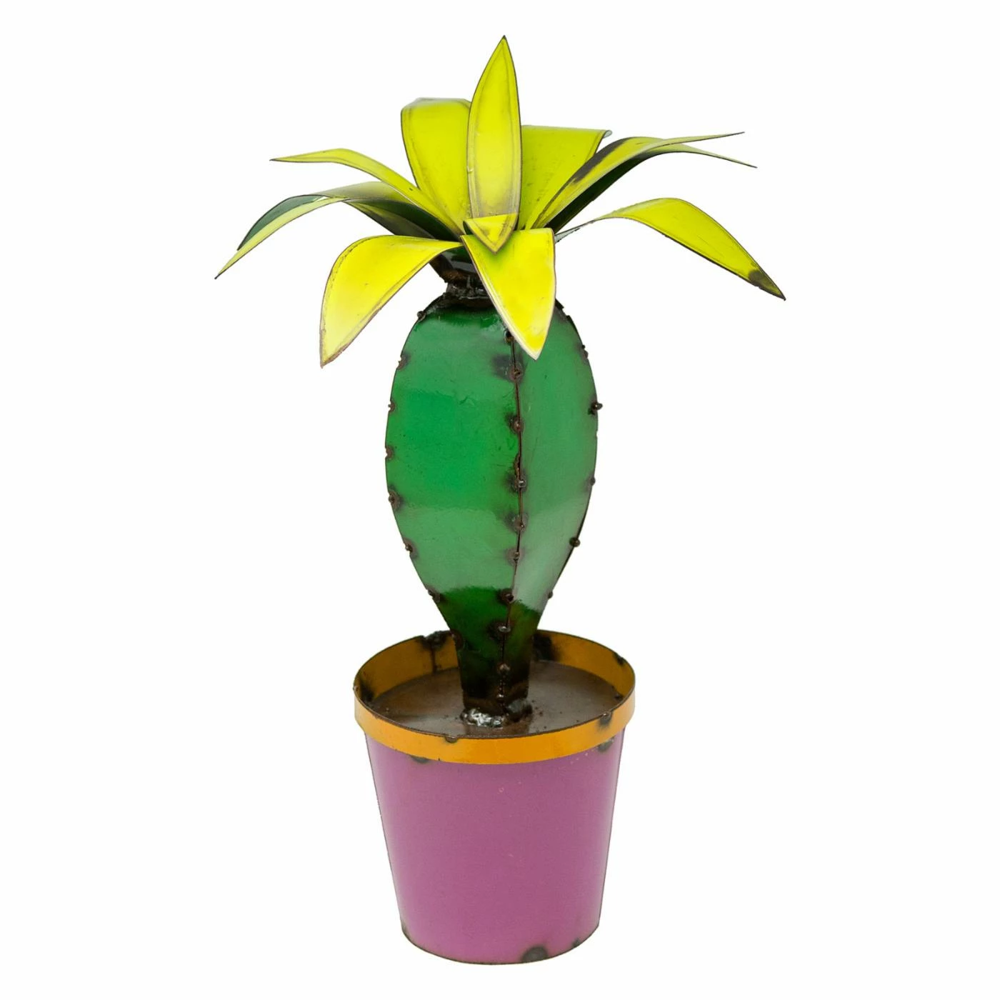 Best Sale 😍 Fruit & Floral Rustic Arrow Cactus With Flowers On Pot Garden Statue 🛒 3 Best Sale 😍 Fruit & Floral Rustic Arrow Cactus With Flowers On Pot Garden Statue 🛒