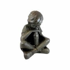 Best Pirce ๐ฅฐ Children Statues Emsco Nature Boy Garden Statue ๐