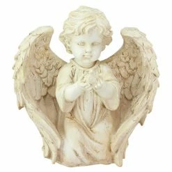 Deals 😉 Angel & Cherub Statues Northlight Heavenly Gardens Kneeling Cherub Angel With Dove Outdoor Garden Statue 👍