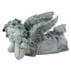 Outlet ⭐ Angel & Cherub Statues Northlight Heavenly Gardens Daydreaming Cherub Angel Outdoor Garden Statue ❤️