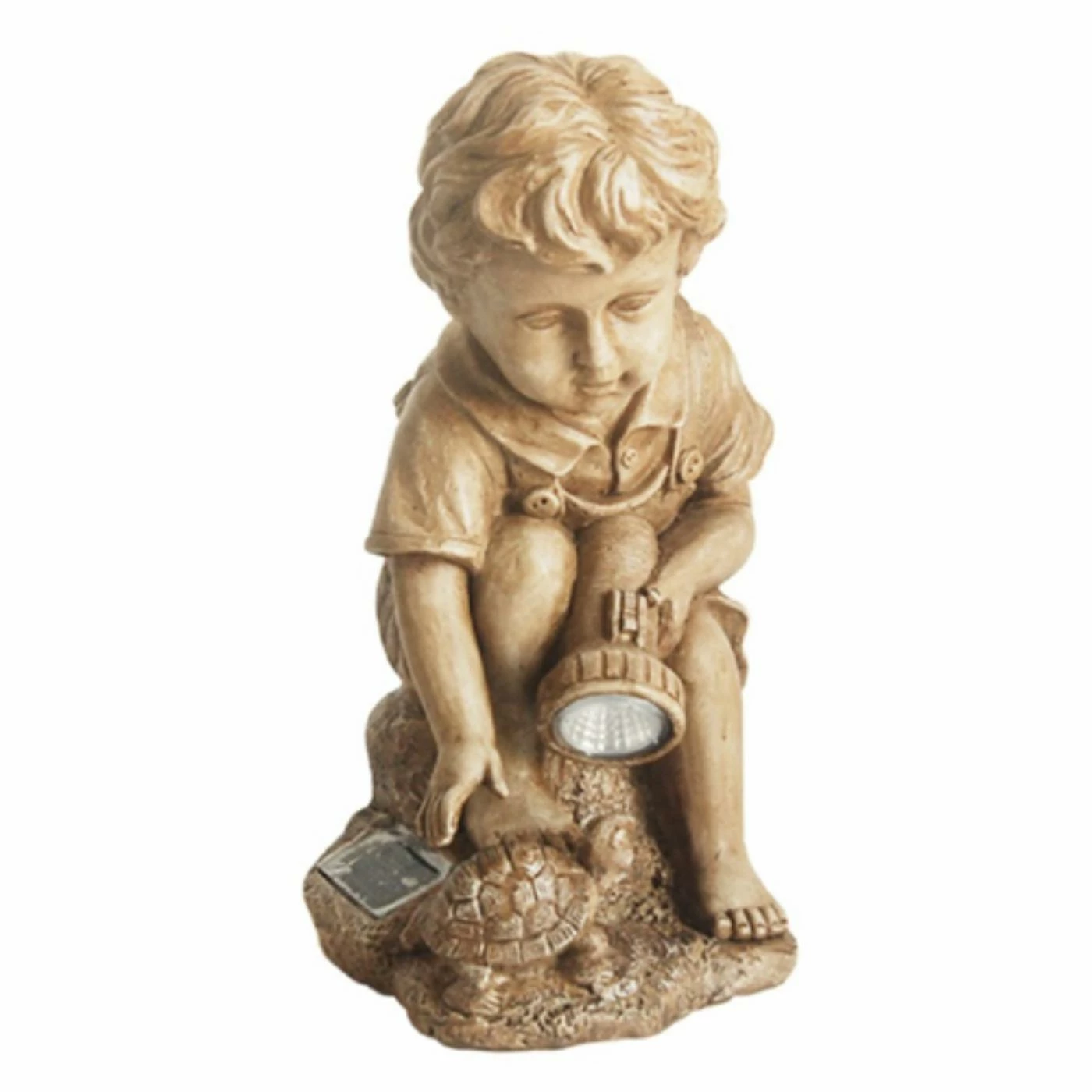 Wholesale 🥰 Children Statues Northlight Boy With Turtle Solar Powered Outdoor Patio Garden Figure 🎉 3 Wholesale 🥰 Children Statues Northlight Boy With Turtle Solar Powered Outdoor Patio Garden Figure 🎉