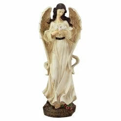 Flash Sale 🛒 Angel & Cherub Statues Northlight Heavenly Gardens Angel With Dove Outdoor Garden Statue 🔔