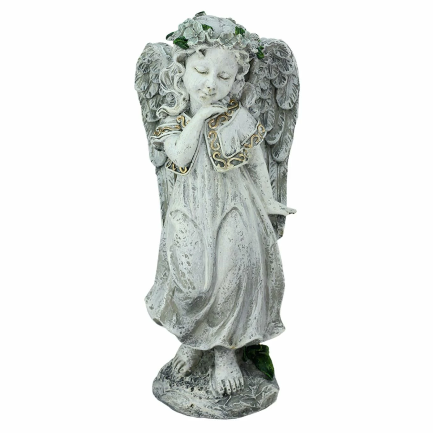 Best Sale 👏 Angel & Cherub Statues Northlight Heavenly Gardens Angel Girl With Floral Crown Outdoor Garden Statue 😀 3 Best Sale 👏 Angel & Cherub Statues Northlight Heavenly Gardens Angel Girl With Floral Crown Outdoor Garden Statue 😀