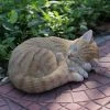 Wholesale ✨ Animal Statues Hi-Line Gift Ltd. Cat Lying And Sleeping Garden Statue 😉 2 Wholesale ✨ Animal Statues Hi-Line Gift Ltd. Cat Lying And Sleeping Garden Statue 😉 -Garden Statues Shop masterHILI056