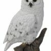 Top 10 🥰 Animal Statues Hi-Line Gift Ltd. Snowy Owl On Stump Garden Statue ⌛ -Garden Statues Shop masterHILI138