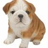 Discount 💯 Animal Statues Hi-Line Gift Ltd. Sitting Bulldog Puppy Garden Statue 👍 -Garden Statues Shop masterHILI147