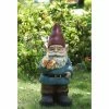 Wholesale 🛒 Garden Gnomes Hi-Line Gift Ltd. Gnome Holding Butterfly Garden Statue ⭐ -Garden Statues Shop masterHILI208