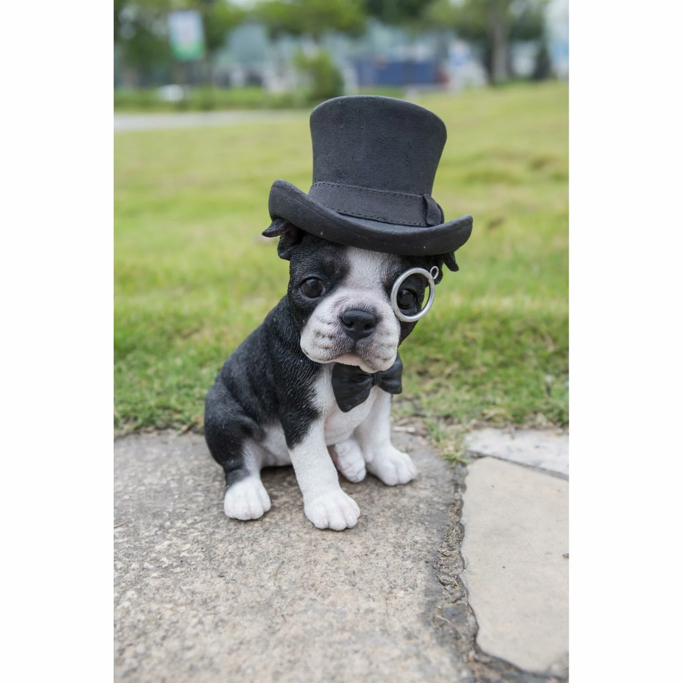 Buy ๐ Animal Statues Hi-Line Gift Ltd. Boston Terrier With Top Hat And Spectacle And Bow Tie Statue โ 3 Buy ๐ Animal Statues Hi-Line Gift Ltd. Boston Terrier With Top Hat And Spectacle And Bow Tie Statue โ