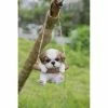 Buy 🥰 Animal Statues Hi-Line Gift Ltd. Hanging Shih Tzu Puppy Statue 👏 -Garden Statues Shop masterHILI534